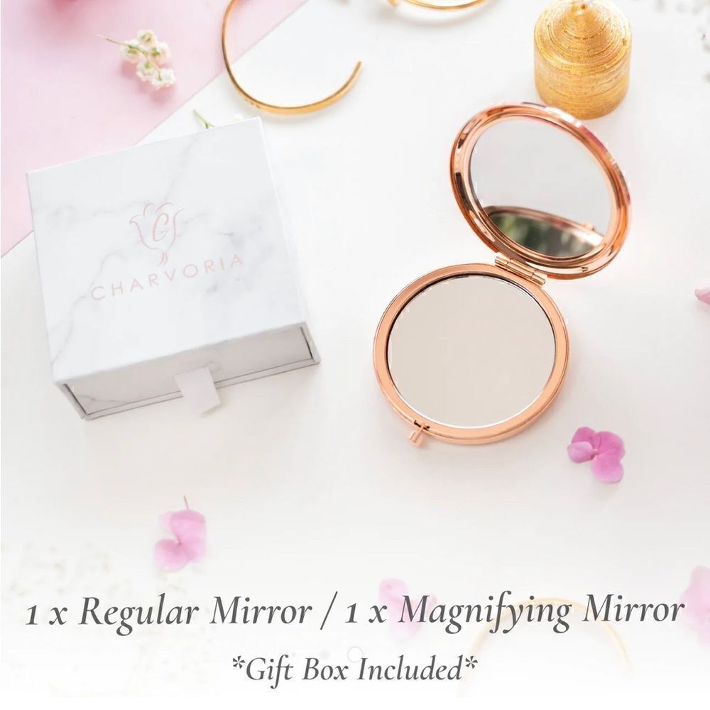 New! Charvoria Not A Day Over Fabulous Rose Gold Compact